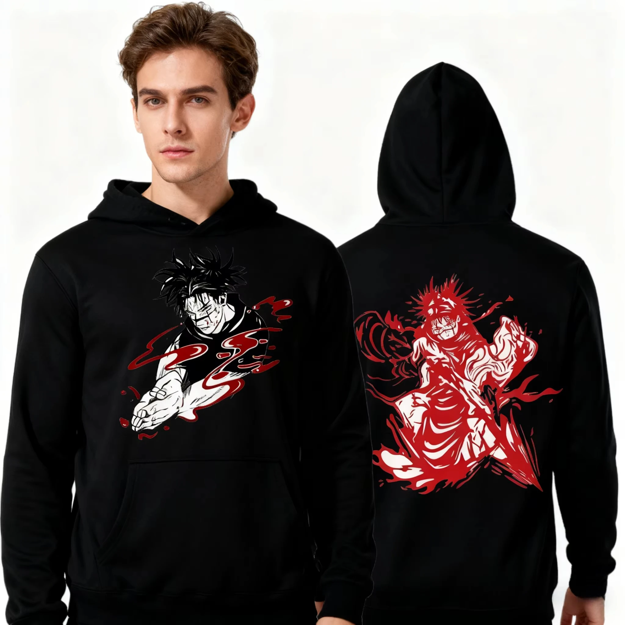 2026 New Jujutsu Kaisen Anime Choso Ryomen Sukuna Graphic Printed Hoodies Casual Loose Sweatshirt Harajuku Streetwear Pullovers
2026 New Jujutsu Kaisen Anime Choso Ryomen Sukuna Graphic Printed Hoodies Casual Loose Sweatshirt Harajuku Streetwear Pullovers