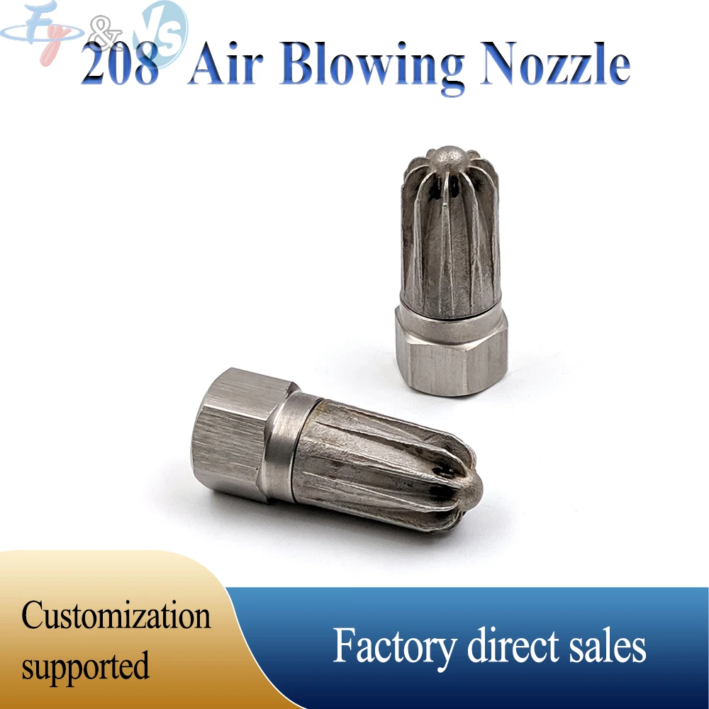 208 Air Blowing Nozzle 1/4" BSPT Stainless Steel High Impact Concentrated Air Nozzle for Industrial Drying,Cleaning,Dust Removal
208 Air Blowing Nozzle 1/4" BSPT Stainless Steel High Impact Concentrated Air Nozzle for Industrial Drying,Cleaning,Dust Removal