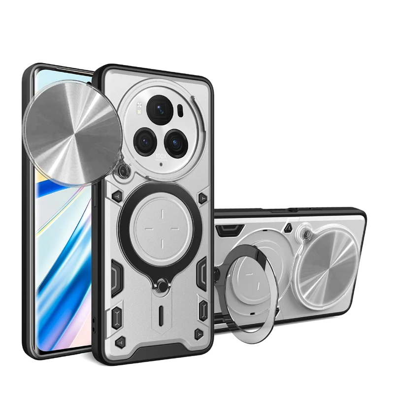 Для Honor Magic 7 Pro 6 5 Lite силиконовые чехлы-держатели с магнитным поворотным кольцом и подставкой, тяжелый противоударный чехол для телефона
Для Honor Magic 7 Pro 6 5 Lite силиконовые чехлы-держатели с магнитным поворотным кольцом и подставкой, тяжелый противоударный чехол для телефона