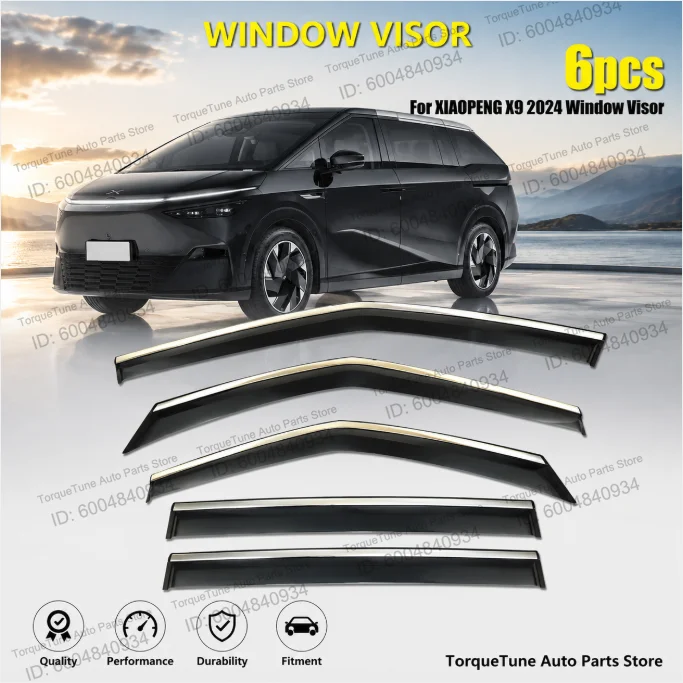 Premium OEM Direct Fit Easy Installation Durable Window Visor Wind Deflector For XIAOPENG X9 2024 PC Injection Deflector
Premium OEM Direct Fit Easy Installation Durable Window Visor Wind Deflector For XIAOPENG X9 2024 PC Injection Deflector
