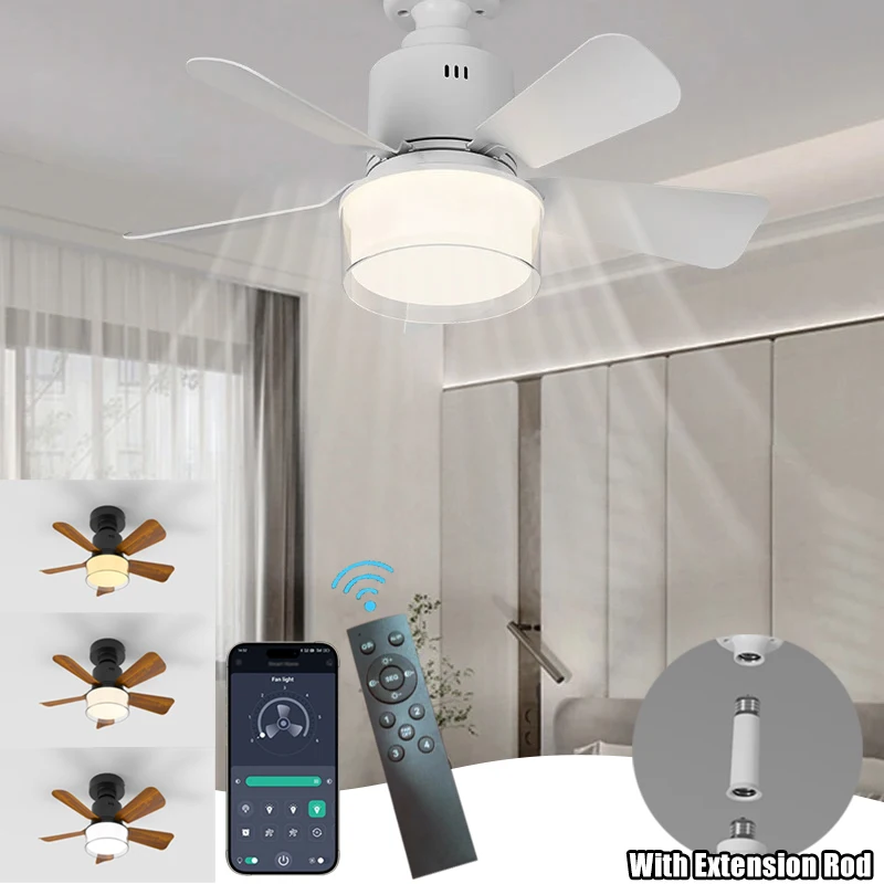 Ceiling Fan With Lamp Modern and Simple Silent Ceiling Fan With Rod 4 Speed APP and Remote Control Fan Lights for Bedroom Lights
Ceiling Fan With Lamp Modern and Simple Silent Ceiling Fan With Rod 4 Speed APP and Remote Control Fan Lights for Bedroom Lights