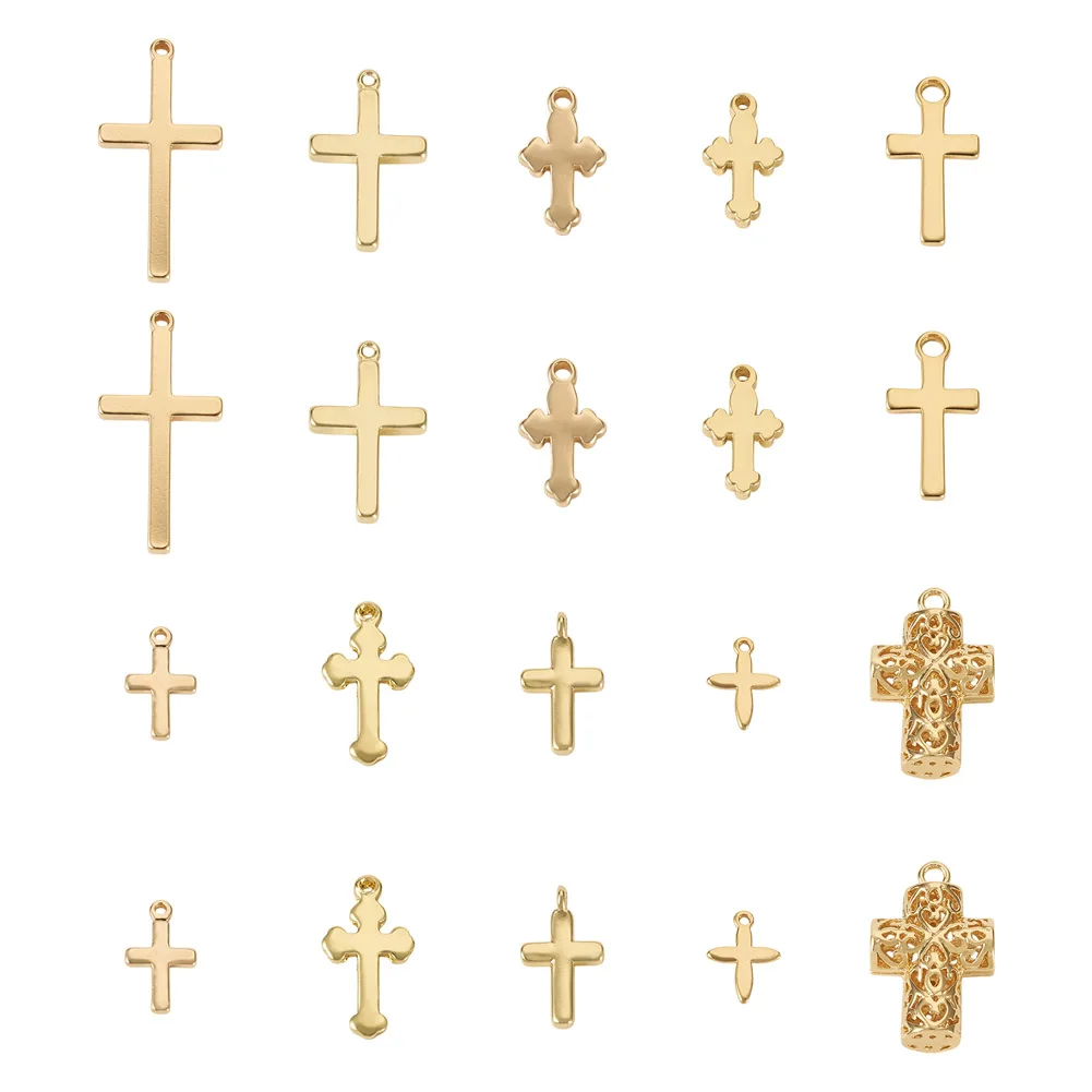 20Pcs Brass Pendants Real 18K Gold Plated Metal Cross Charms For DIY Jewelry Making Supplies Accessories Handmade Pendant
20Pcs Brass Pendants Real 18K Gold Plated Metal Cross Charms For DIY Jewelry Making Supplies Accessories Handmade Pendant