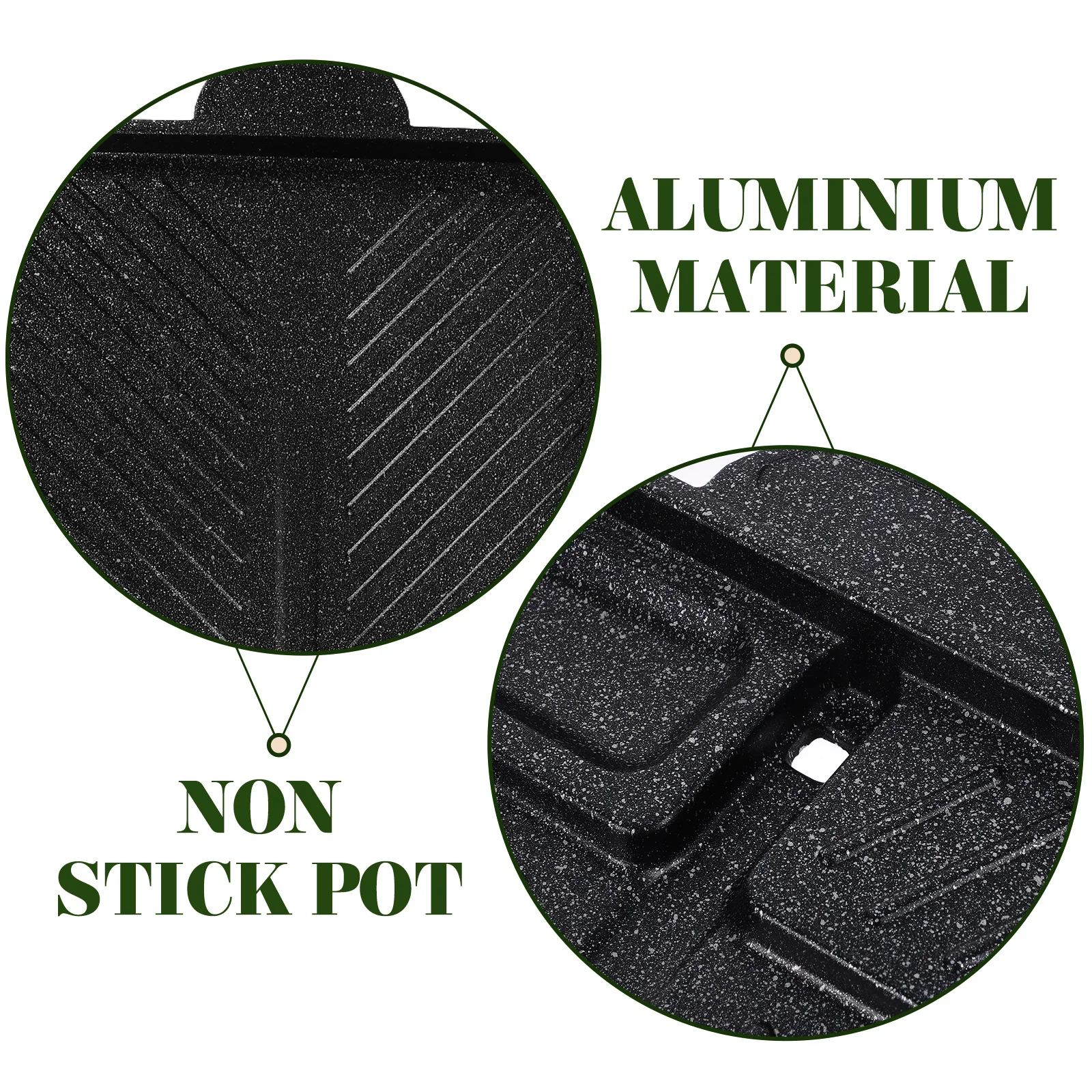 Grill Pan Sturdy Nonstick Aluminium Bbq Pan Household Outdoor Cooking Meat Vegetable Baking Tray Bbq Accessory
Grill Pan Sturdy Nonstick Aluminium Bbq Pan Household Outdoor Cooking Meat Vegetable Baking Tray Bbq Accessory