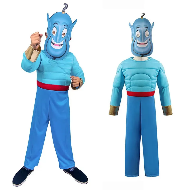 Umorden Arab Fairy Tales Muscle Lamp Genie Costume Child Kids Toddler 2-4Y 4-10Y Book Week Purim Halloween Costumes With Mask
Umorden Arab Fairy Tales Muscle Lamp Genie Costume Child Kids Toddler 2-4Y 4-10Y Book Week Purim Halloween Costumes With Mask