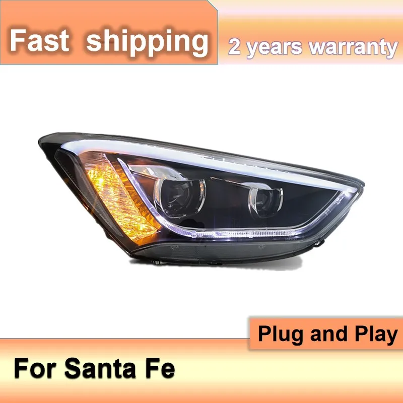 Автомобильные аксессуары для Hyundai Santa Fe, головной фонарь 2013-2016 IX45, фара DRL, указатель поворота, линза проектора ближнего света
Автомобильные аксессуары для Hyundai Santa Fe, головной фонарь 2013-2016 IX45, фара DRL, указатель поворота, линза проектора ближнего света