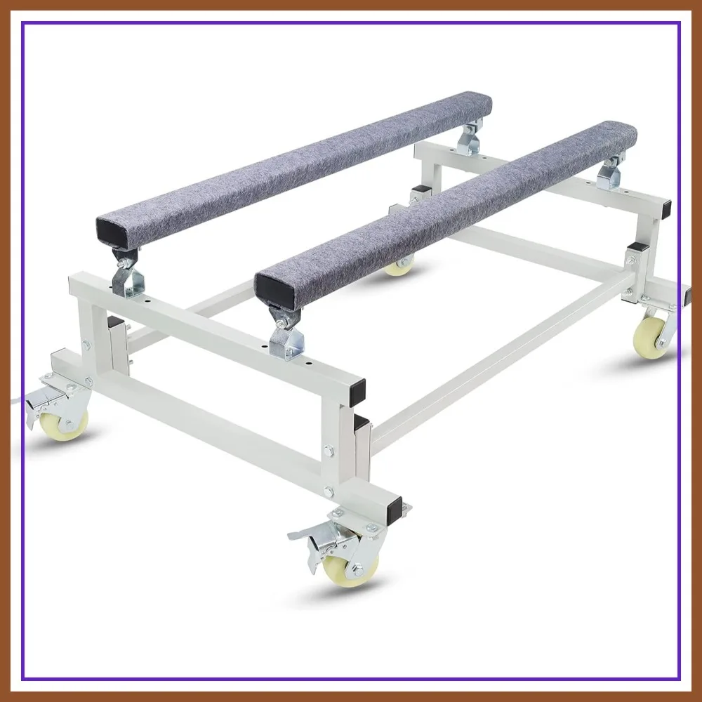 PWC Dolly Boat Stand Storage Trailer Cart Adjustable Bunks with 4 Casters 2 Brakes Carpeted 1000lb Capacity
PWC Dolly Boat Stand Storage Trailer Cart Adjustable Bunks with 4 Casters 2 Brakes Carpeted 1000lb Capacity
