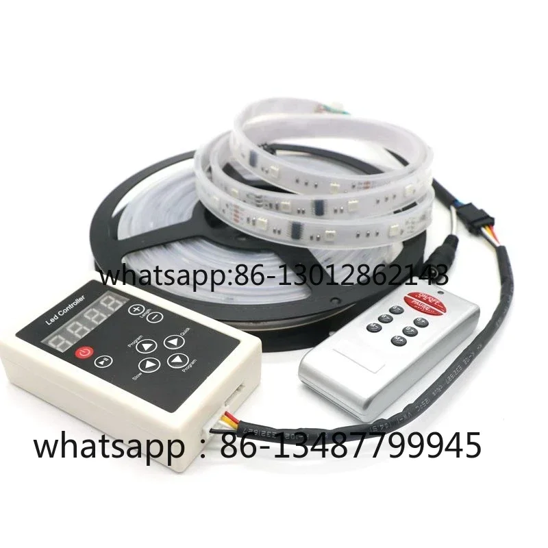 12V 6803 IC 133 Magic Dream Color LED Flexible RGB Strips Light 30LED/M IP67 SMD 5050 Tape +Controller
12V 6803 IC 133 Magic Dream Color LED Flexible RGB Strips Light 30LED/M IP67 SMD 5050 Tape +Controller