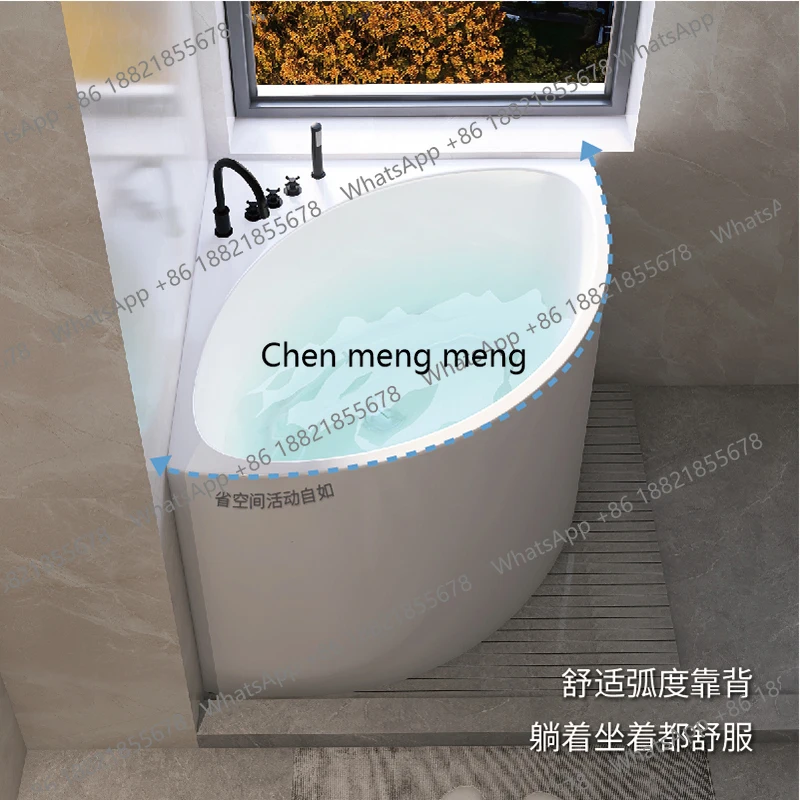 Household small apartment 0.8 fan bathtub acrylic deep foam movable corner bathtub
Household small apartment 0.8 fan bathtub acrylic deep foam movable corner bathtub