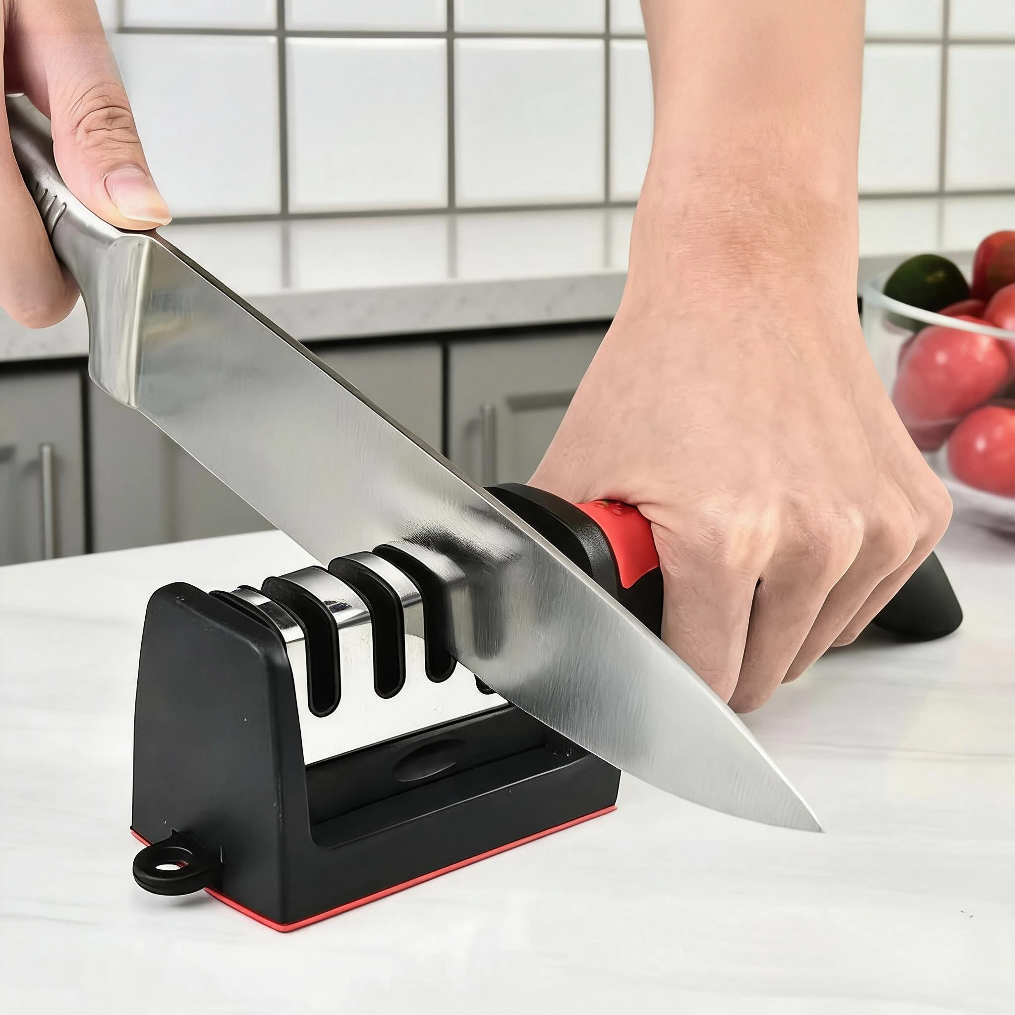 3/4-Segment Kitchen Knife Sharpener, Multifunctional Handheld Three-Stage Fast Sharpening Stone Household Portable Kitchen
3/4-Segment Kitchen Knife Sharpener, Multifunctional Handheld Three-Stage Fast Sharpening Stone Household Portable Kitchen