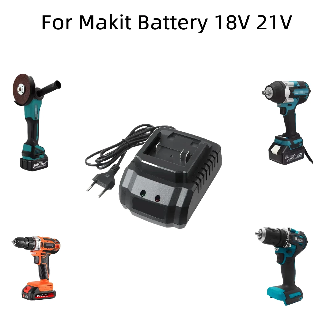 18V 21V Fast Charger for Makita Battery Compatible with Electric Drills Wrenches Angle Grinders and Power Tools
18V 21V Fast Charger for Makita Battery Compatible with Electric Drills Wrenches Angle Grinders and Power Tools