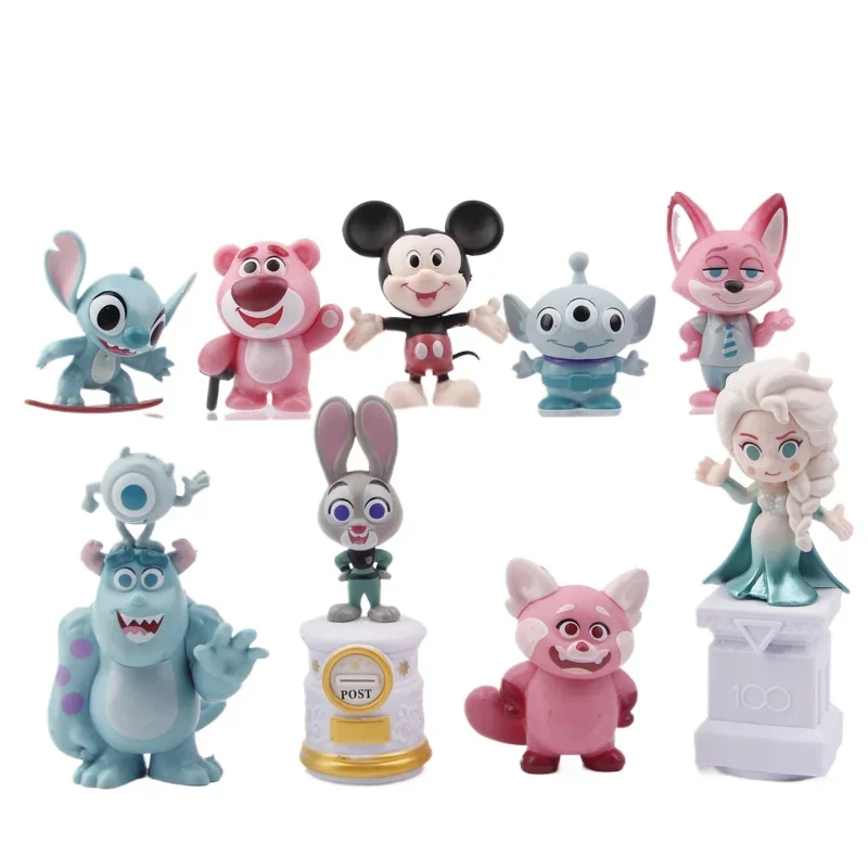 10pcs/set Disney Stitch Mickey Elsa Lotso Cartoon Anime Action Figure Toys Statue Collection Model Home Decoration Kids Gifts
10pcs/set Disney Stitch Mickey Elsa Lotso Cartoon Anime Action Figure Toys Statue Collection Model Home Decoration Kids Gifts