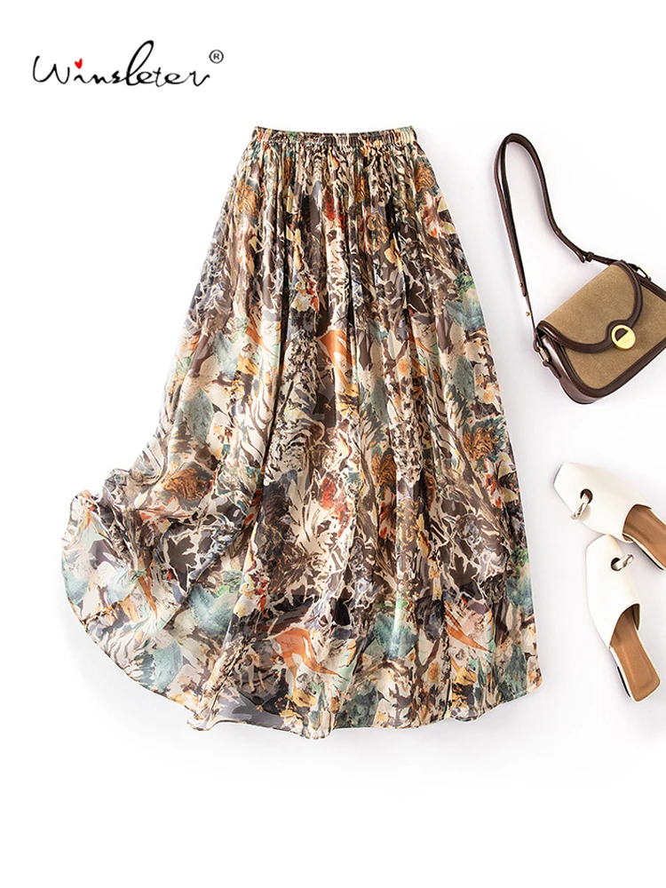 Winsleter-100%Silk Elegant Skirts, Elastic Waist Printed, Women Beach Vacation Bohemia A-line Skirt, 2026 Summer New B64340CC
Winsleter-100%Silk Elegant Skirts, Elastic Waist Printed, Women Beach Vacation Bohemia A-line Skirt, 2026 Summer New B64340CC