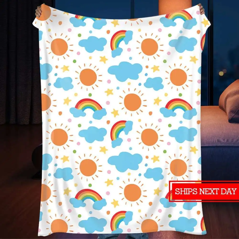 Cartoon children's printed fresh flannel printed blanket, soft and comfortable sofa, travel blanket, birthday gift
Cartoon children's printed fresh flannel printed blanket, soft and comfortable sofa, travel blanket, birthday gift