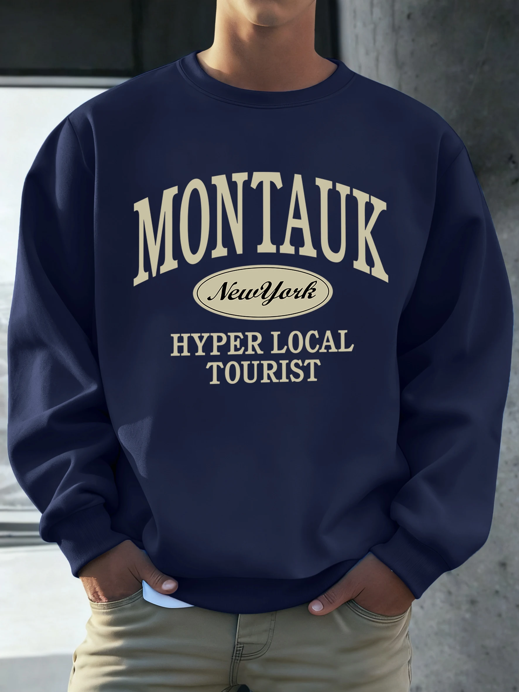 Мужской свитшот Montauk New York Hyper Local Tourist с принтом, повседневный, свободного кроя, с длинными рукавами, в стиле хип-хоп, модный пуловер с круглым вырезом, флисовый топ
Мужской свитшот Montauk New York Hyper Local Tourist с принтом, повседневный, свободного кроя, с длинными рукавами, в стиле хип-хоп, модный пуловер с круглым вырезом, флисовый топ