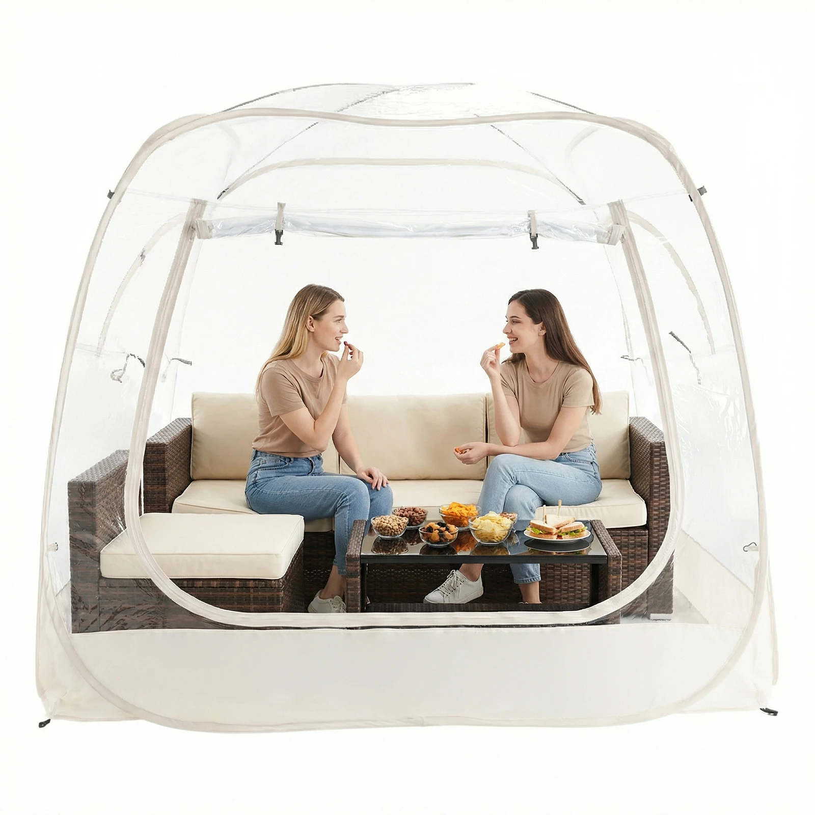 Cold Protection Camping Tent 5x5ft Large Oversize Screen House for Patios 2-4 Person for Family Travel Parties Equipment
Cold Protection Camping Tent 5x5ft Large Oversize Screen House for Patios 2-4 Person for Family Travel Parties Equipment