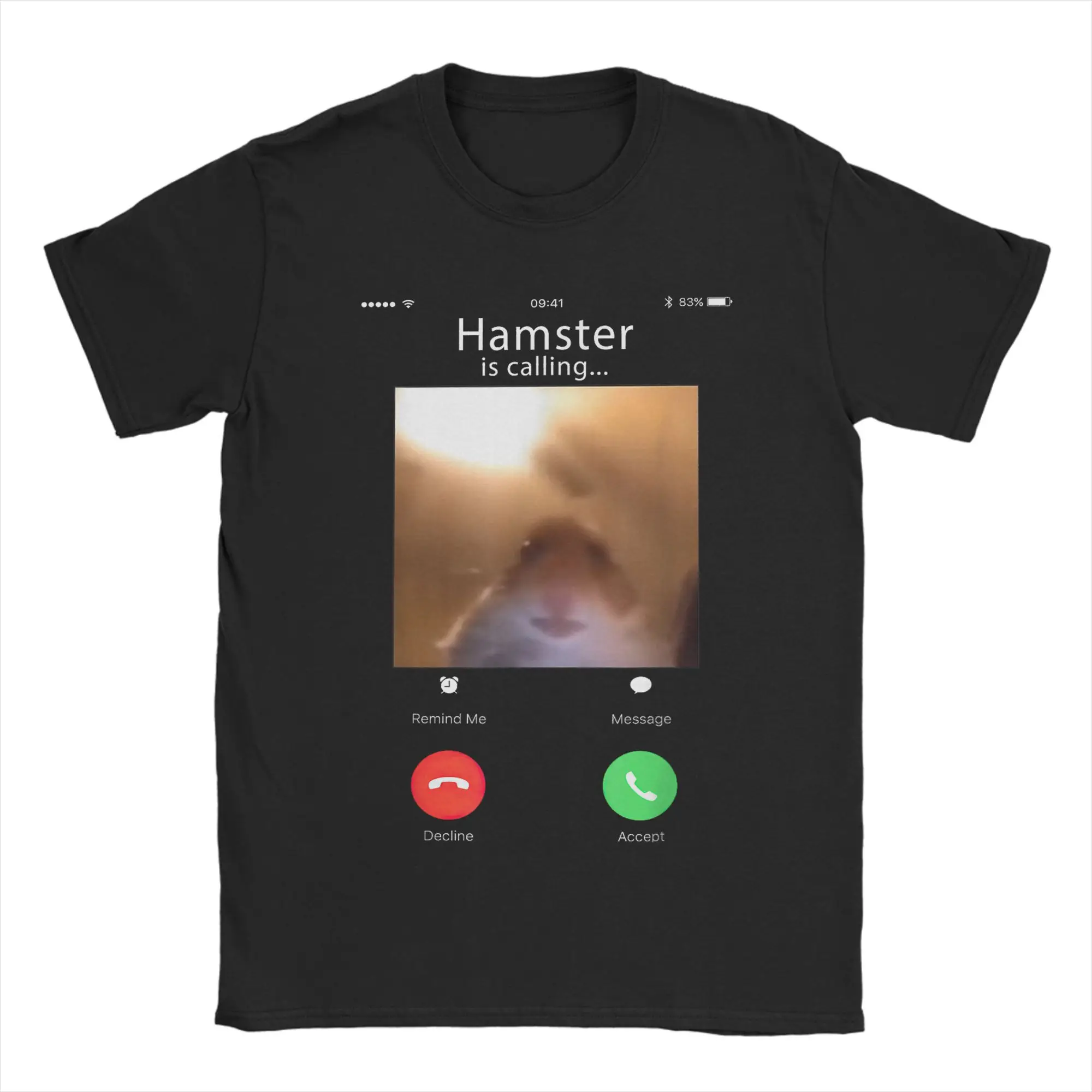 Dank Meme Hamster Staring Front Camera Hamster Calling T-Shirt Men Tee Shirt O Neck Short Sleeve T Shirt Gift Idea Clothes
Dank Meme Hamster Staring Front Camera Hamster Calling T-Shirt Men Tee Shirt O Neck Short Sleeve T Shirt Gift Idea Clothes