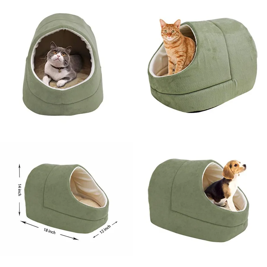 4 in 1 Self Warming Burrow Cat Bed, Pet Hideway Sleeping Cuddle Cave
4 in 1 Self Warming Burrow Cat Bed, Pet Hideway Sleeping Cuddle Cave