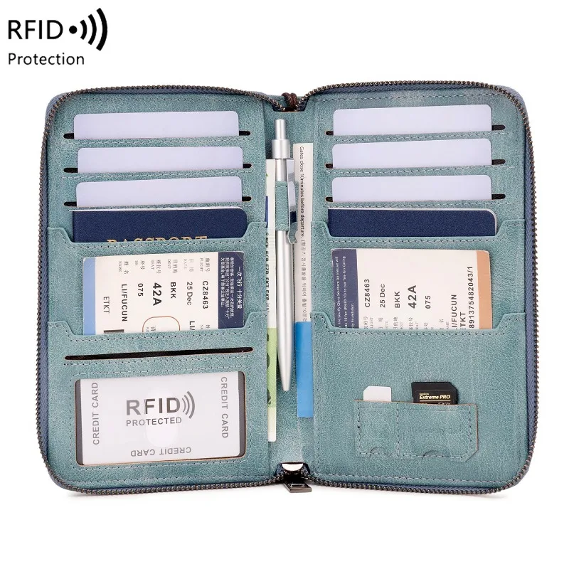 Новый RFID-кошелек для мужчин с застежкой-молнией, сумка для документов и паспорта, органайзер для купюр, многофункциональный кошелек для женщин
Новый RFID-кошелек для мужчин с застежкой-молнией, сумка для документов и паспорта, органайзер для купюр, многофункциональный кошелек для женщин