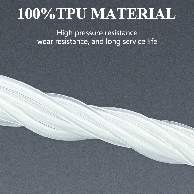 Clear TPU Fuel Hose High Pressure Anti-Leak Oil Resistant Capillary Tube 1.2x2 1.5x2.5 for Motorcycle Petrol Transmission
Clear TPU Fuel Hose High Pressure Anti-Leak Oil Resistant Capillary Tube 1.2x2 1.5x2.5 for Motorcycle Petrol Transmission