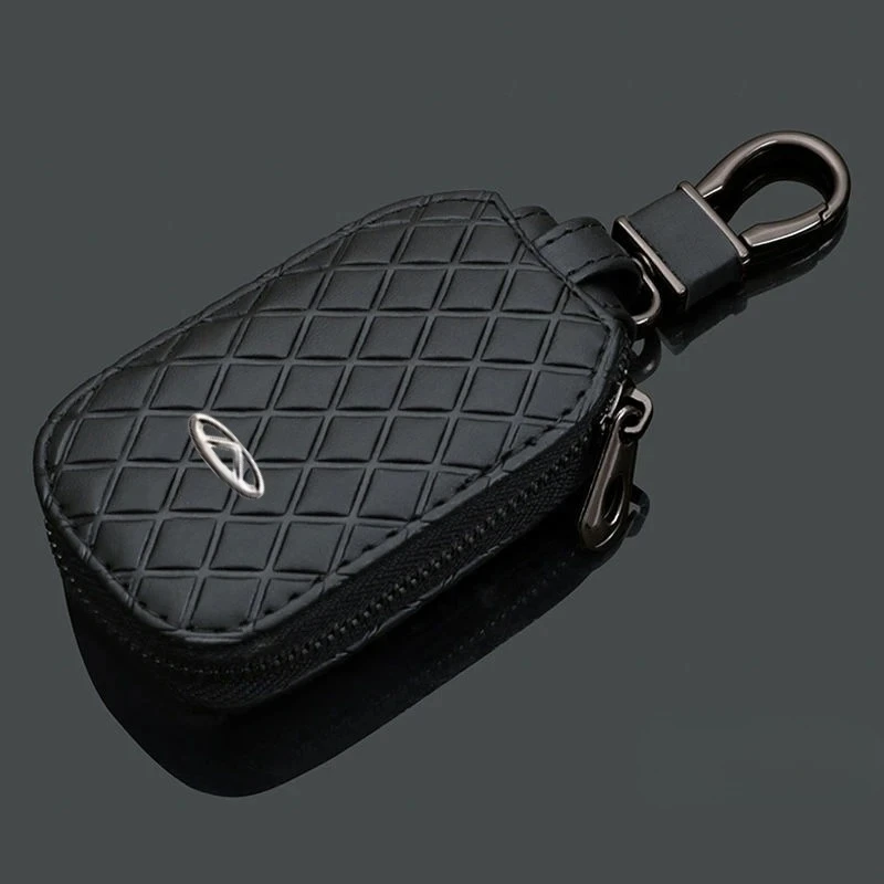 Universal Zipper Leather Car Key Case Remote Fob Protective Cover Bag Portable Key Storage Pouch Auto Interior Accessories Nice
Universal Zipper Leather Car Key Case Remote Fob Protective Cover Bag Portable Key Storage Pouch Auto Interior Accessories Nice