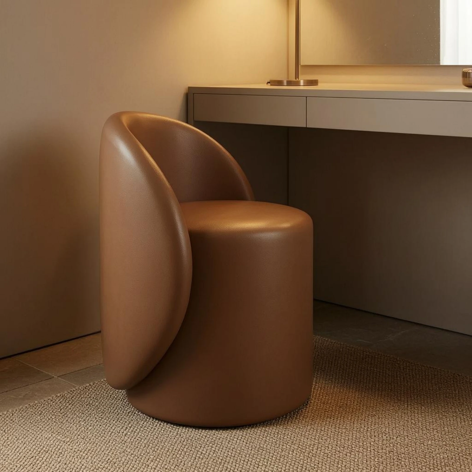 Upholstered Vanity Stool Minimalist Low-Back Vanity Chair Upholstered Makeup Chair Backrest Support Dressing Stool for Bedroom
Upholstered Vanity Stool Minimalist Low-Back Vanity Chair Upholstered Makeup Chair Backrest Support Dressing Stool for Bedroom