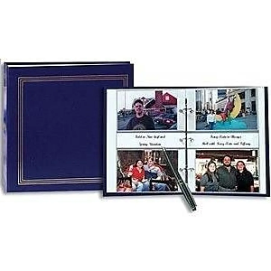 3-ring 2-up slip-in pocket NAVY-BLUE binder album for 400 photos - 4x6
3-ring 2-up slip-in pocket NAVY-BLUE binder album for 400 photos - 4x6