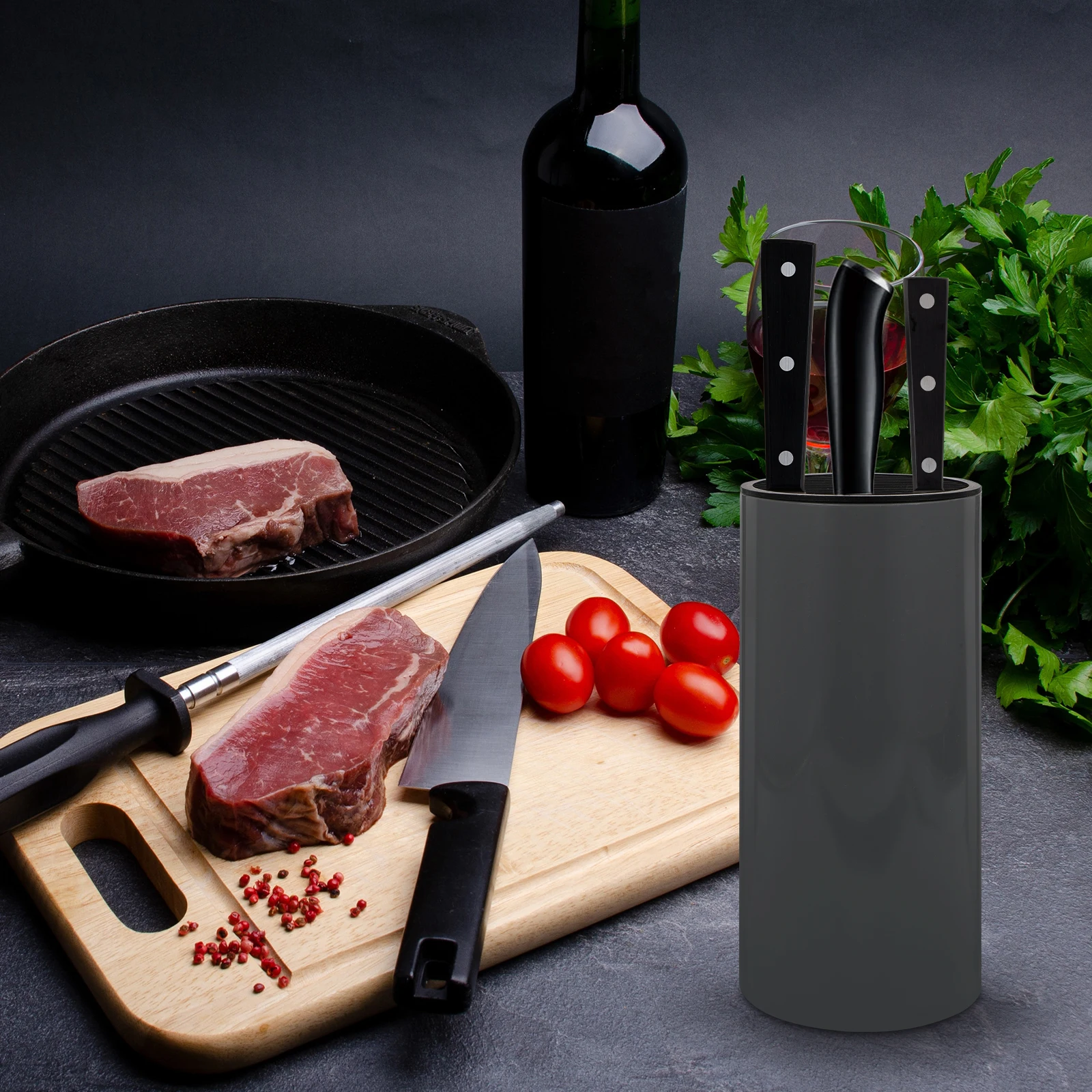 Multifunctional Knife Block Rack ABS Plastic Holder Easy Clean Space Saver Kitchen Tool ganizer Practical Stand Cutting
Multifunctional Knife Block Rack ABS Plastic Holder Easy Clean Space Saver Kitchen Tool ganizer Practical Stand Cutting