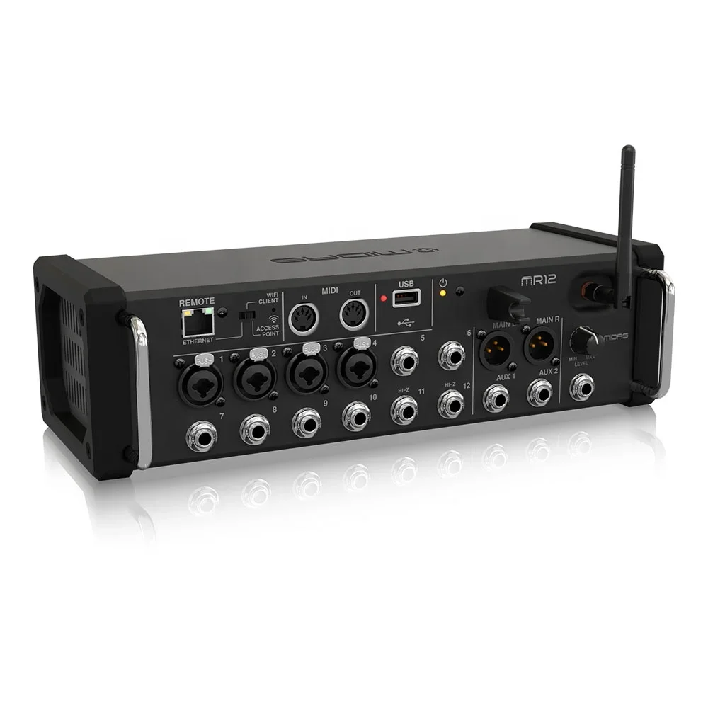 Midas MR12 Digital Mixer 4 Midas PRO Preamps Music Equipment 12-Input Mini Rack Mixer For Studio & Live
Midas MR12 Digital Mixer 4 Midas PRO Preamps Music Equipment 12-Input Mini Rack Mixer For Studio & Live