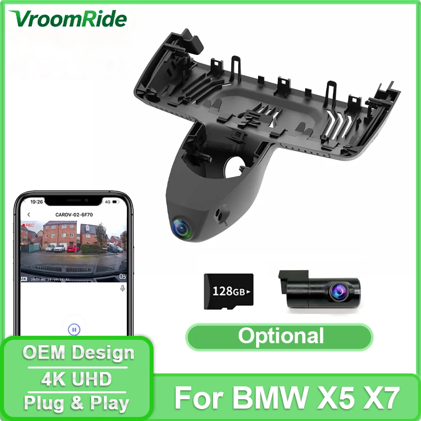 4K Dash Cam Car DVR HD Video Recorder Camera For BMW X3 G01, X5 G05, X7 G07, 318i 320i G20 G21, 430i G22, 240I G42 Night Vision
4K Dash Cam Car DVR HD Video Recorder Camera For BMW X3 G01, X5 G05, X7 G07, 318i 320i G20 G21, 430i G22, 240I G42 Night Vision