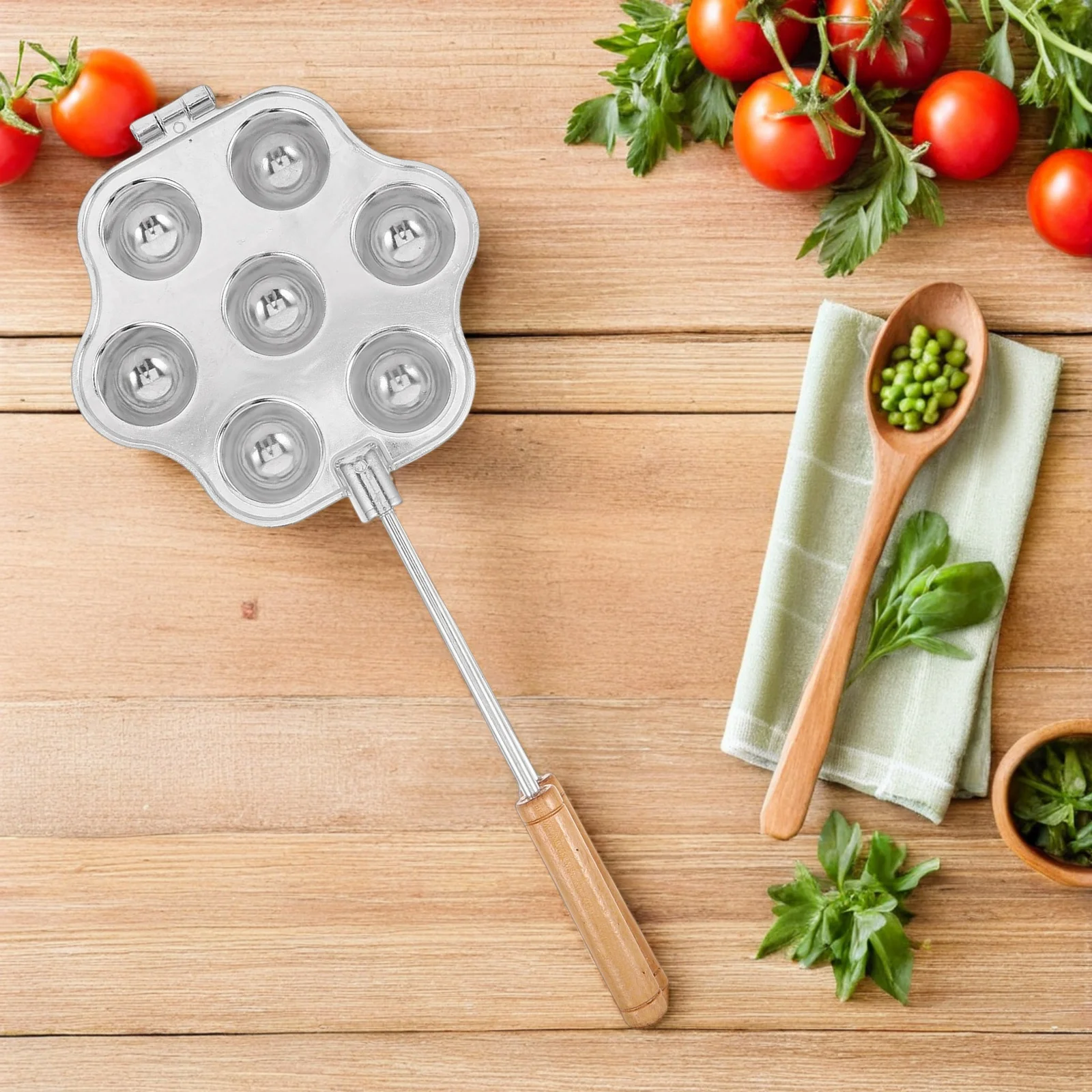 Mini Egg Tart Pan 7 Hole Carbon Steel Baking Mold for Muffins Cakes and Small Pastries with Handle Reusable Mini Tart Pan 
Mini Egg Tart Pan 7 Hole Carbon Steel Baking Mold for Muffins Cakes and Small Pastries with Handle Reusable Mini Tart Pan