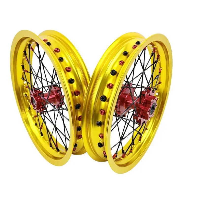 Wheel for Surron Light Bee Golden Rim Red Hub Fit Surron Light Bee & Talaria
Wheel for Surron Light Bee Golden Rim Red Hub Fit Surron Light Bee & Talaria