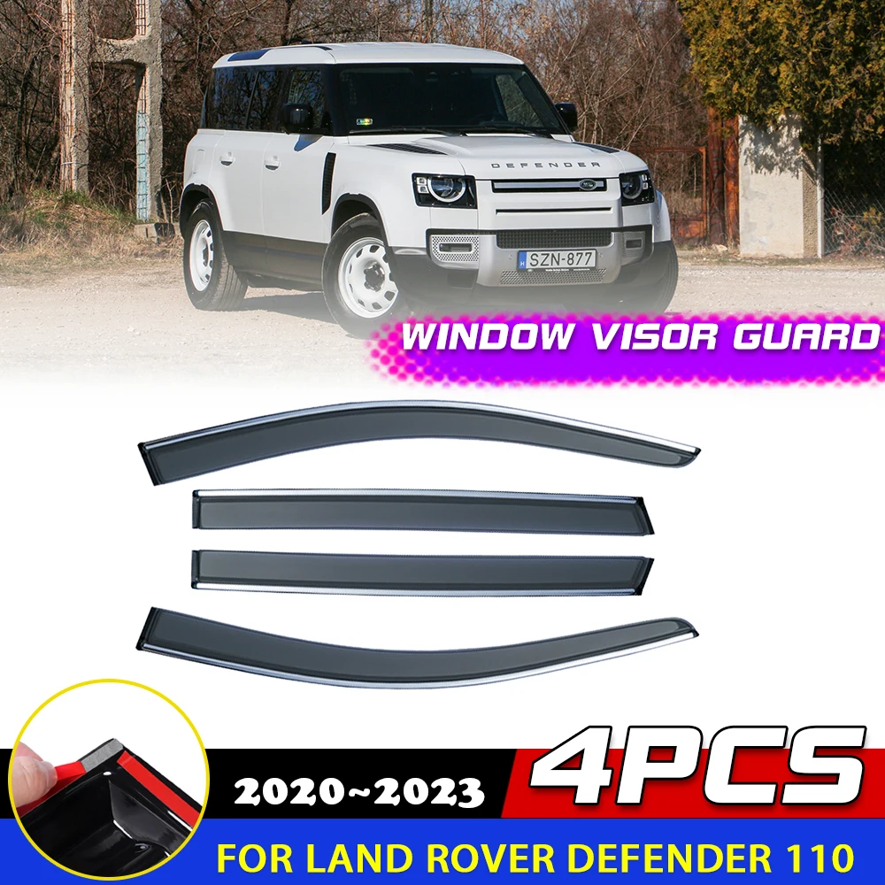Козырек для окон Land Rover Defender 110 2020 ~ 2023 2021 2022, навесы на двери, защита от солнца, дождя, строительные аксессуары
Козырек для окон Land Rover Defender 110 2020 ~ 2023 2021 2022, навесы на двери, защита от солнца, дождя, строительные аксессуары