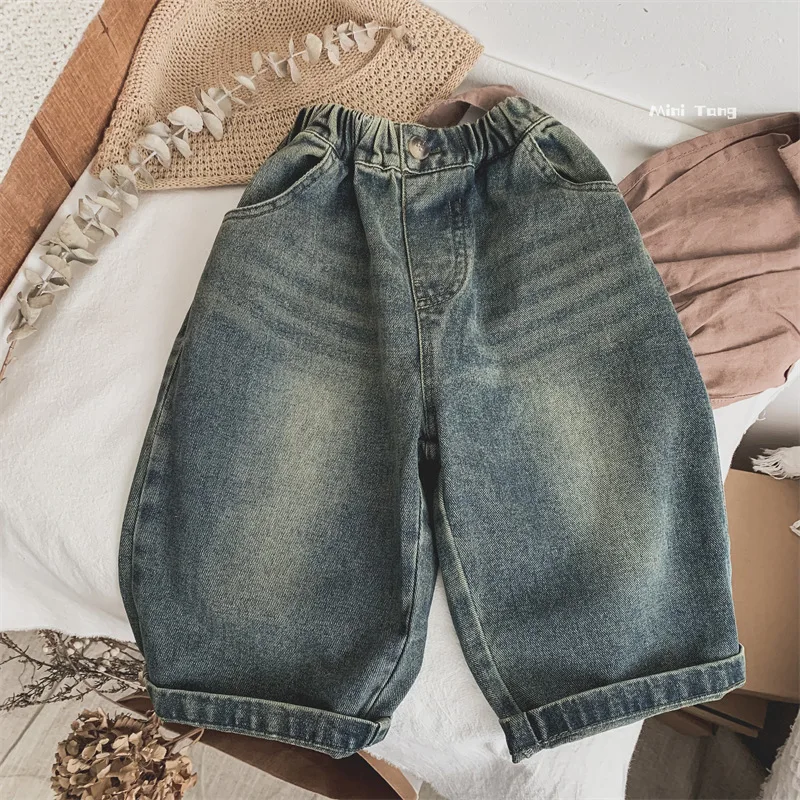 Super Combo 2-8Years Boys Jeans Spring Autumn Kids Casual Wide Leg Pants Children Versatile Trousers Fashion Boys Baggy Jeans
Super Combo 2-8Years Boys Jeans Spring Autumn Kids Casual Wide Leg Pants Children Versatile Trousers Fashion Boys Baggy Jeans