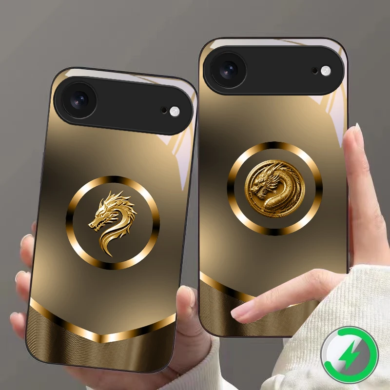 Golden gradient dragon For iPhone 16 15 P ro 14 13 Plus 12 mini 11 Pro Max XR Xs X 7 8 22 16E For Magsafe Glass Phone Case
Golden gradient dragon For iPhone 16 15 P ro 14 13 Plus 12 mini 11 Pro Max XR Xs X 7 8 22 16E For Magsafe Glass Phone Case