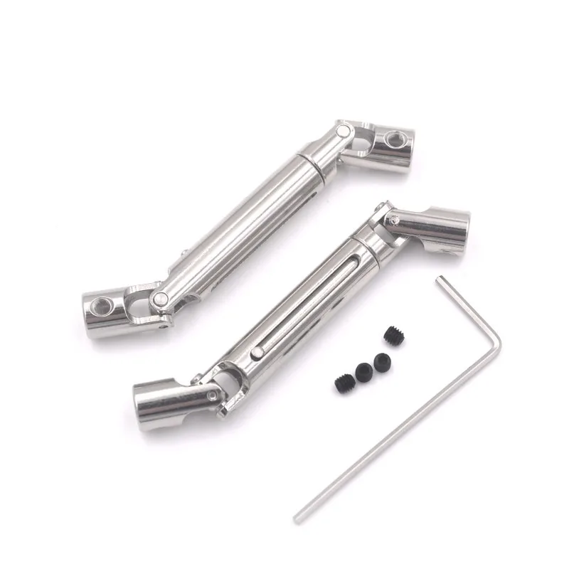 Metal Front & Rear Drive Shaft Set for MN82S/MN78/MN168 1/12 RC Crawler, Heavy-Duty Metal Upgrade Parts Accessories
Metal Front & Rear Drive Shaft Set for MN82S/MN78/MN168 1/12 RC Crawler, Heavy-Duty Metal Upgrade Parts Accessories