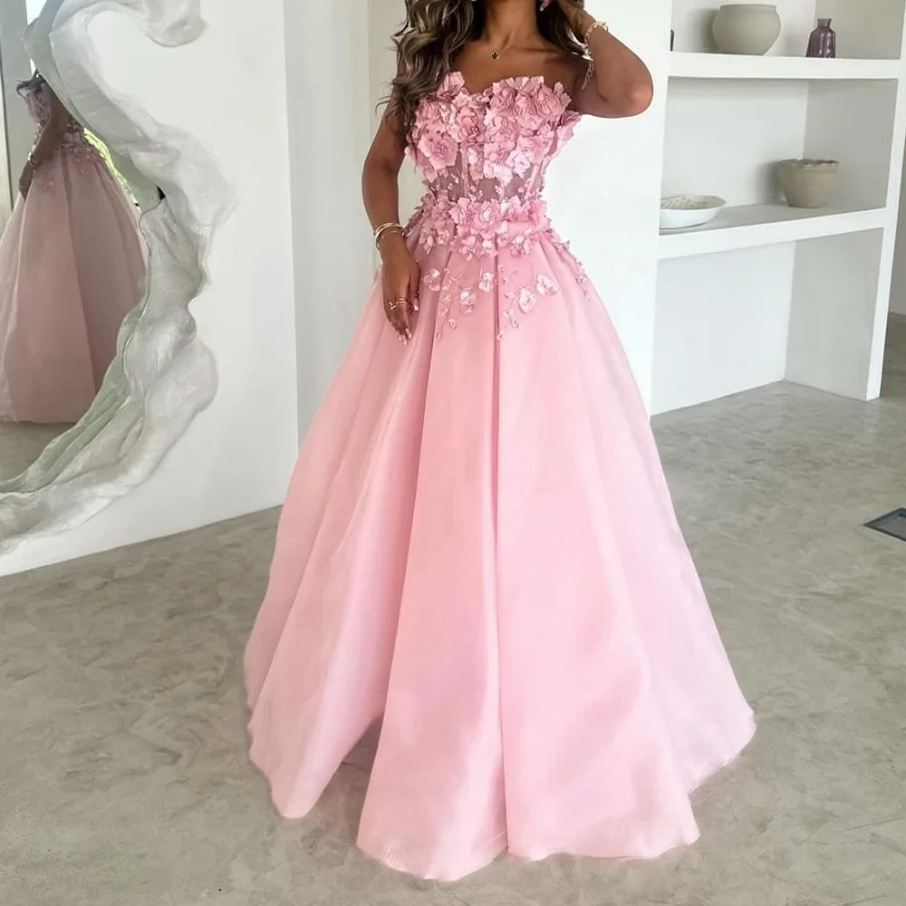 Customized A-Line Floor Length Strapless Chiffon Sleeveless Appliques Special Occasion Gowns Photo Color Custom Size Exquisite a
Customized A-Line Floor Length Strapless Chiffon Sleeveless Appliques Special Occasion Gowns Photo Color Custom Size Exquisite a