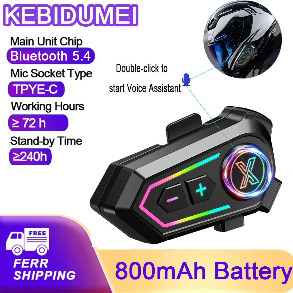 X10 Motorcycle Helmet Headset Bluetooth 5.4 Hands Free Call IPX7 Waterproof Roise Reduction Earphone With Ambient Light for Moto
X10 Motorcycle Helmet Headset Bluetooth 5.4 Hands Free Call IPX7 Waterproof Roise Reduction Earphone With Ambient Light for Moto