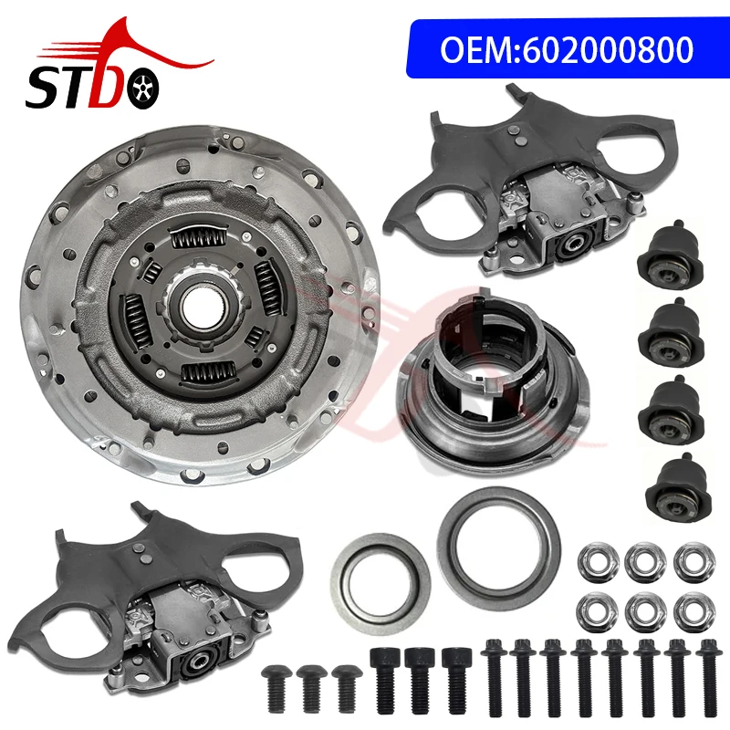 STDO 6DCT250 DPS6 Auto Transmission Clutch Kit with Fork Lever for Ford Focus Fiesta B-Max Ecosport 2011-2019 Replace 602000800
STDO 6DCT250 DPS6 Auto Transmission Clutch Kit with Fork Lever for Ford Focus Fiesta B-Max Ecosport 2011-2019 Replace 602000800