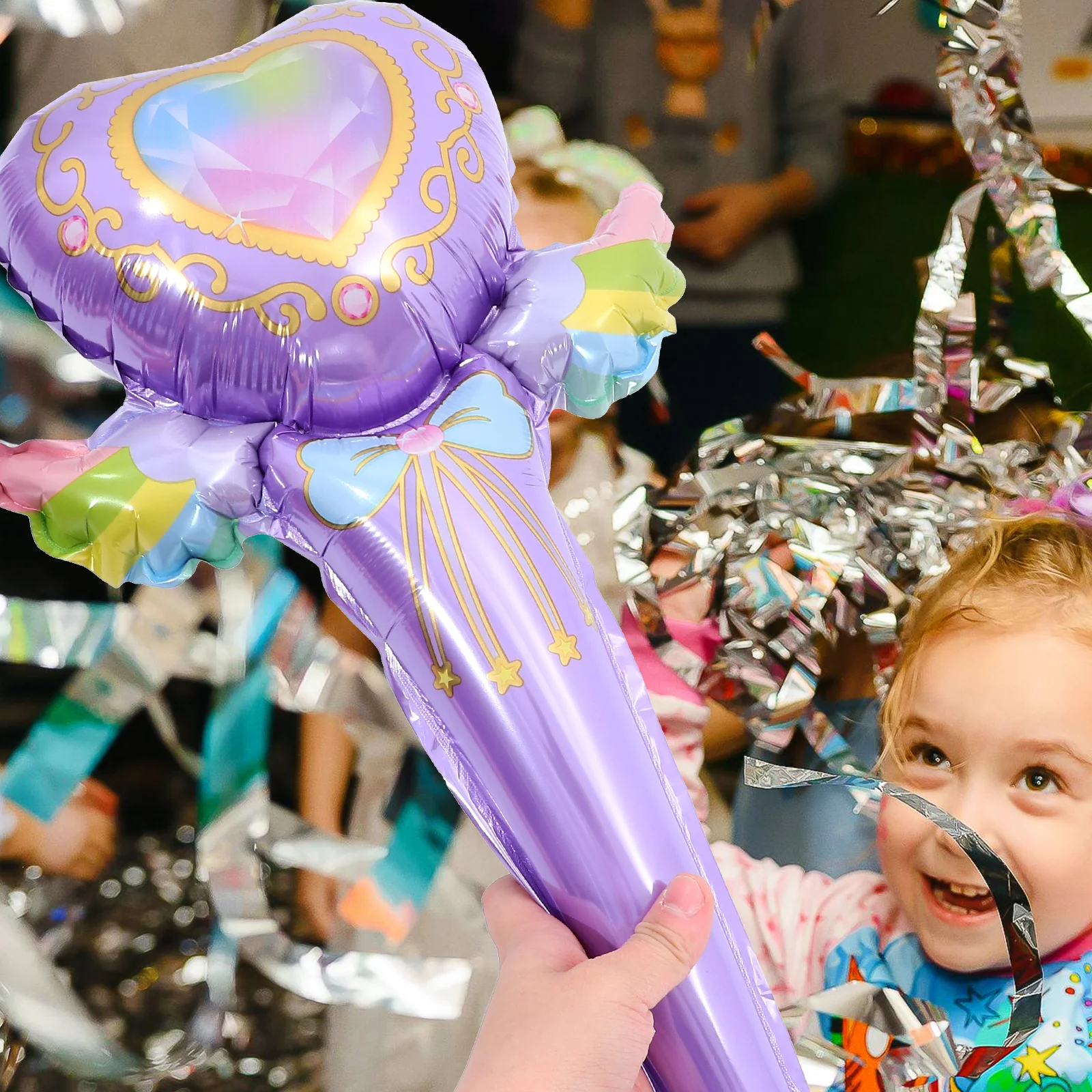 50pcs Fairy Shaped Foil Balloons Purple Fairy Wand Foil Balloon Aluminum Inflatable Supplies Balloon Accessories
50pcs Fairy Shaped Foil Balloons Purple Fairy Wand Foil Balloon Aluminum Inflatable Supplies Balloon Accessories
