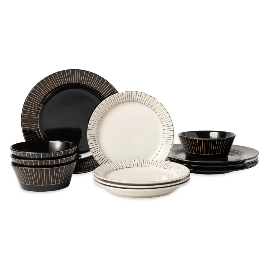Thyme and Table Maison 12-Piece Ceramic Dinnerware Set
Thyme and Table Maison 12-Piece Ceramic Dinnerware Set