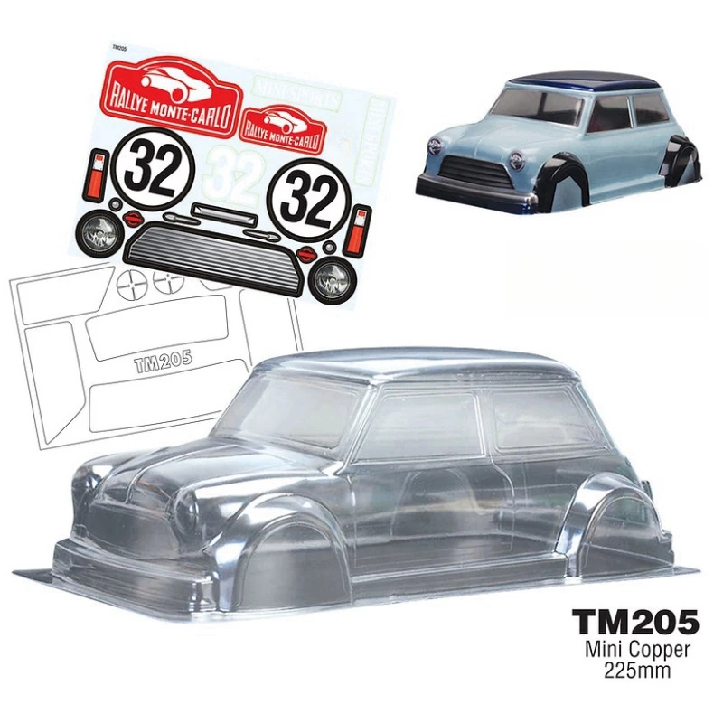 TM205 1/10 Mini Cooper Drift Body Car Shell 225 мм с наклейкой-наклейкой для мини-шасси 1/10 225 мм Tamiya Carten M Car
TM205 1/10 Mini Cooper Drift Body Car Shell 225 мм с наклейкой-наклейкой для мини-шасси 1/10 225 мм Tamiya Carten M Car