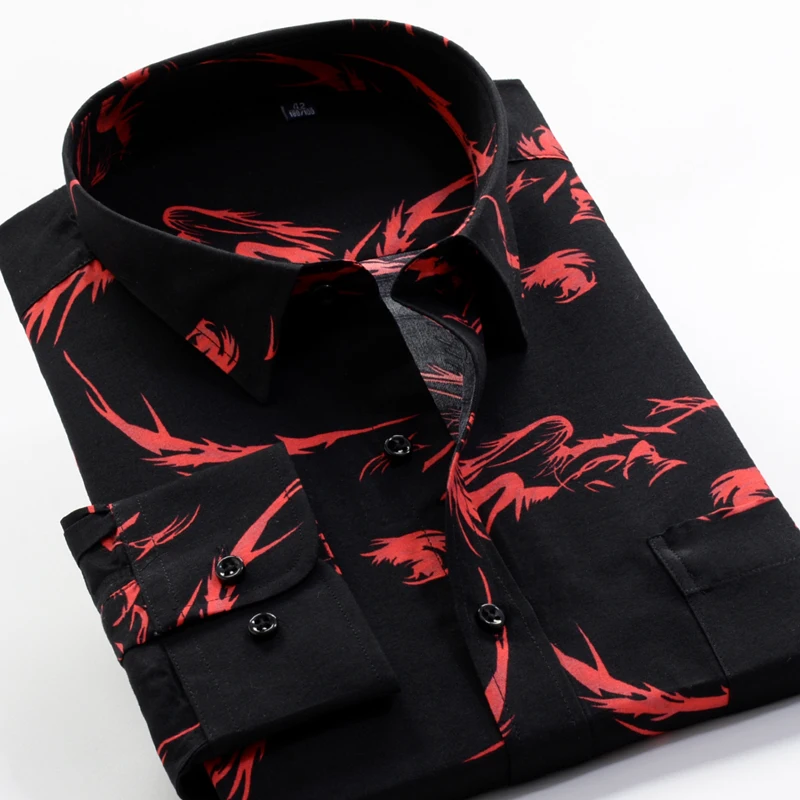 SHAN BAO classic print men's trendy fashion large size loose shirt 2022 spring brand youth business casual long-sleeved shirt
SHAN BAO classic print men's trendy fashion large size loose shirt 2022 spring brand youth business casual long-sleeved shirt