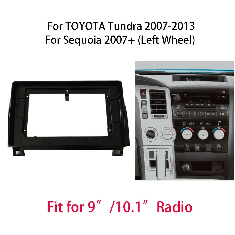 Car Radio Frame Kit For TOYOTA Tundra/Sequoia Auto Stereo Refit Dash Panel Install Fascia Bezel
Car Radio Frame Kit For TOYOTA Tundra/Sequoia Auto Stereo Refit Dash Panel Install Fascia Bezel