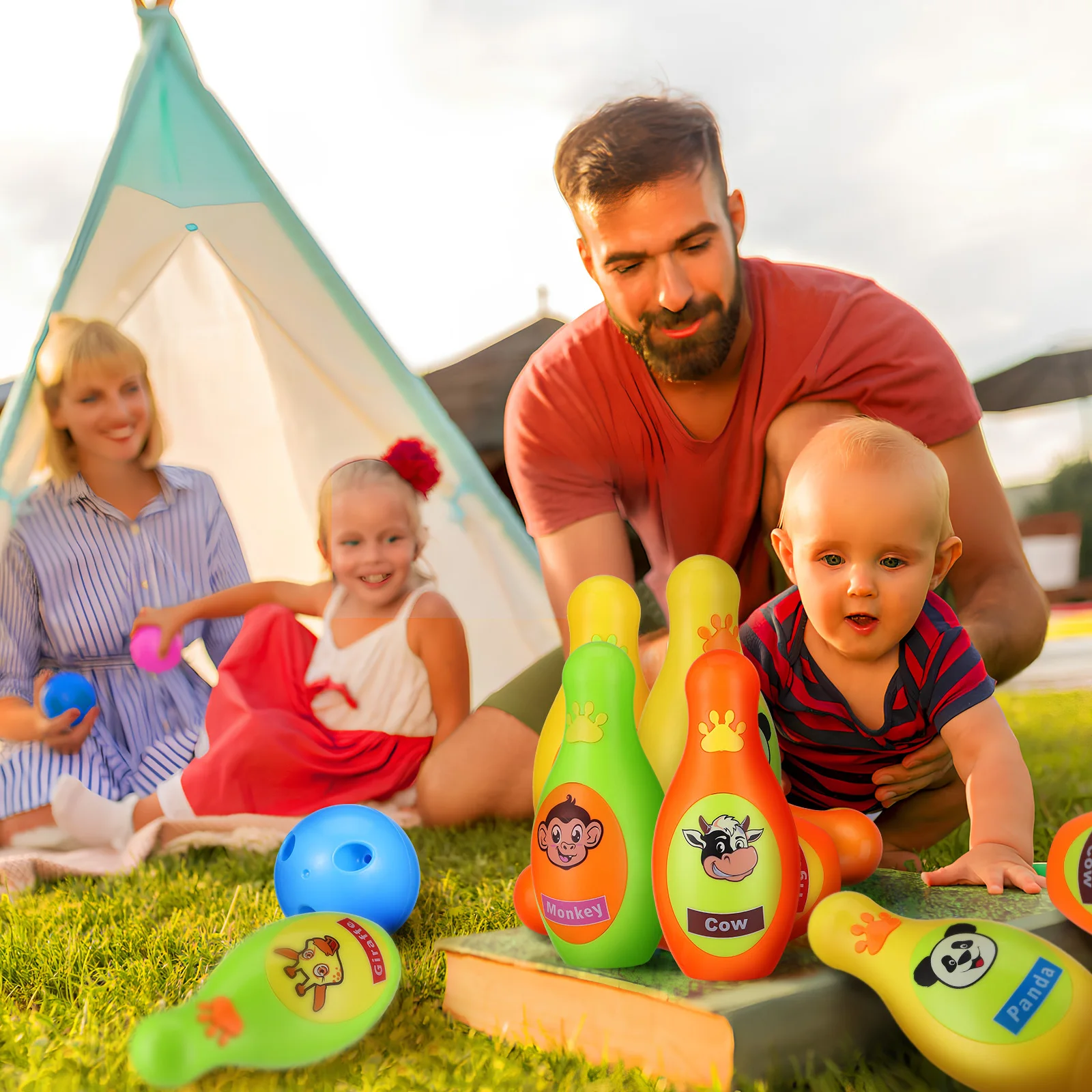 Kids Bowling Set Animal Designs Indoor Outdoor Fun Durable Plastic Pins Toddler Game Skill Development Kids Bowling Set
Kids Bowling Set Animal Designs Indoor Outdoor Fun Durable Plastic Pins Toddler Game Skill Development Kids Bowling Set