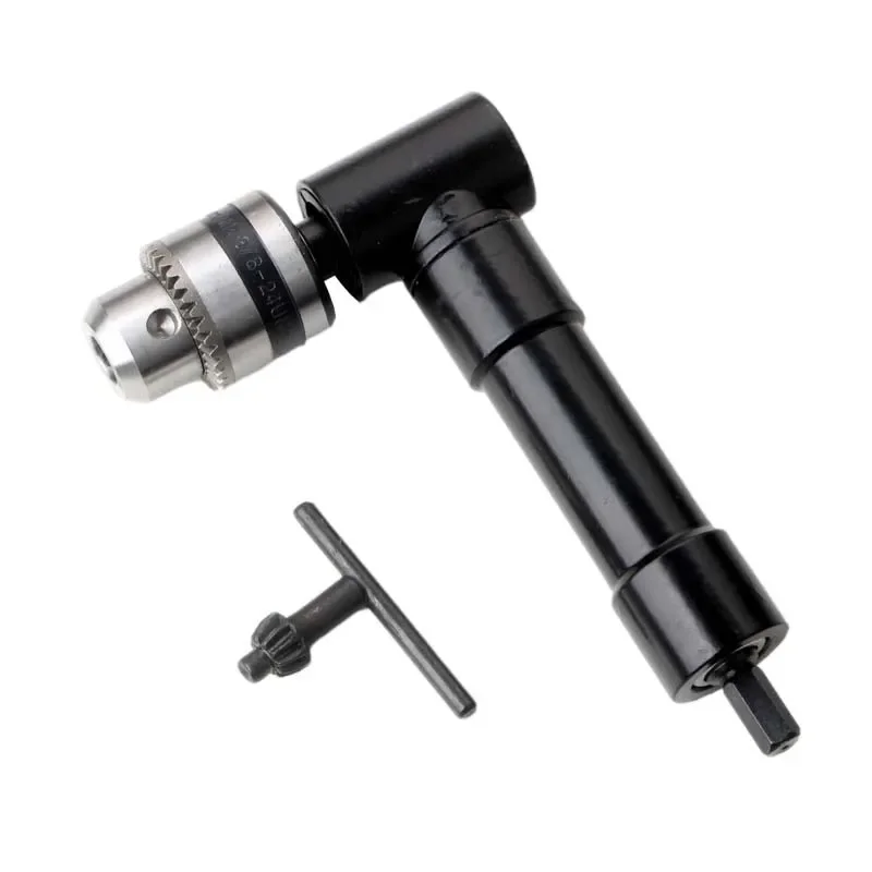 90-degree Black Electric Drill Corner Wrench Batch Paste Chuck Narrow Space Drilling Electric Drill Right-angle Chuck
90-degree Black Electric Drill Corner Wrench Batch Paste Chuck Narrow Space Drilling Electric Drill Right-angle Chuck
