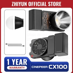 ZHIYUN Official CINEPEER CX100 100W Pocket Video Light Handheld Led COB Light Photo Fill Light Photography Lighting ZHIYUN Official CINEPEER CX100 100W Pocket Video Light Handheld Led COB Light Photo Fill Light Photography Lighting