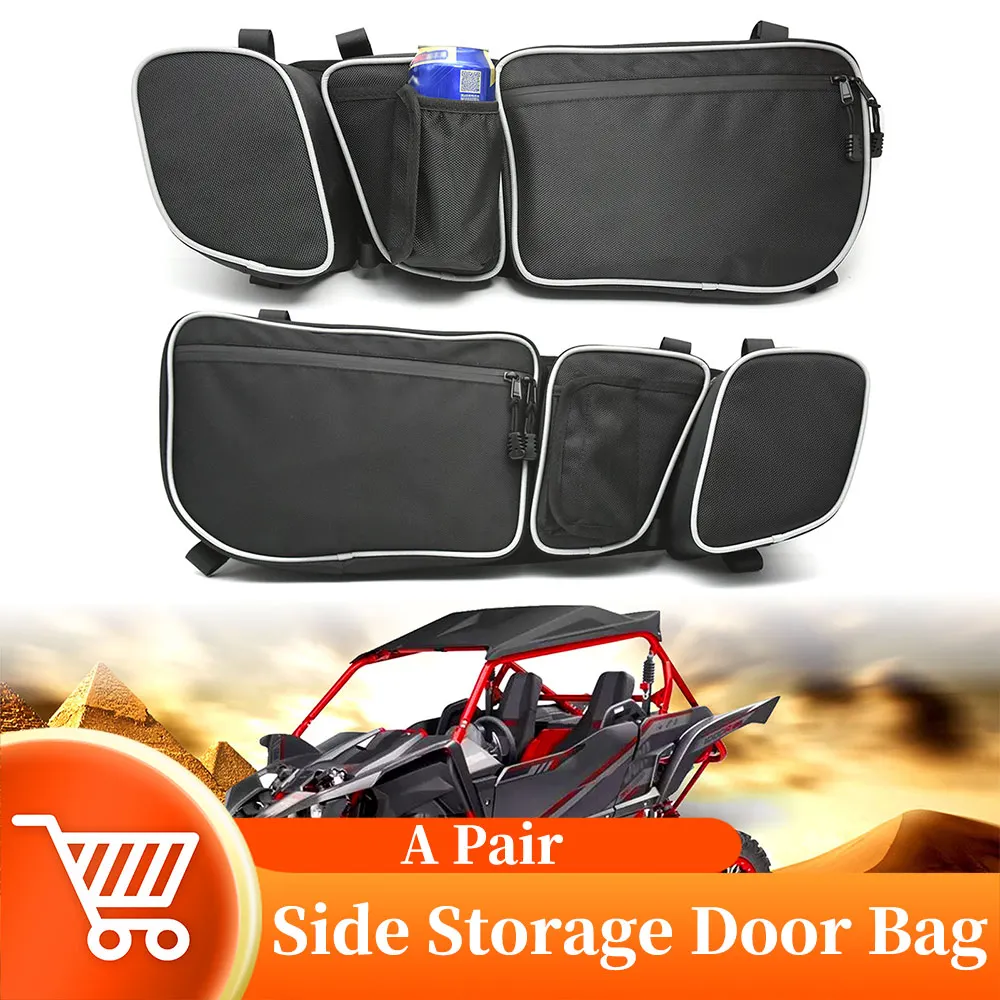 Black Side Storage Door Bag 2 Pack With Remove Knee Pad Overhead Bag For UTV RZR Am Maverick X3 Max R Turbo DPS 4x4 2017 2018
Black Side Storage Door Bag 2 Pack With Remove Knee Pad Overhead Bag For UTV RZR Am Maverick X3 Max R Turbo DPS 4x4 2017 2018