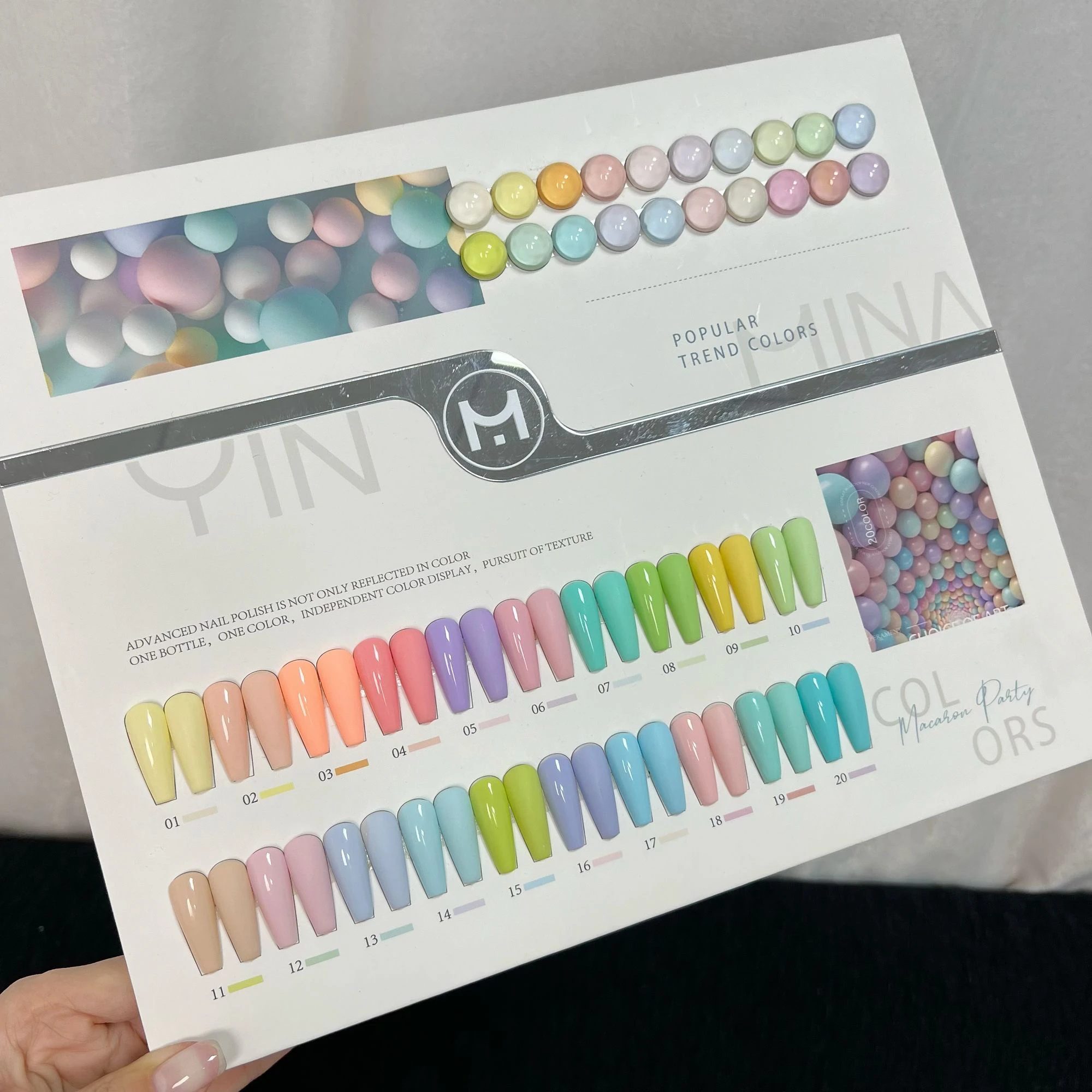 20Colors/Set 15ml Pink Purple Blue Nail Gel Polish Candy Macaroon Color Semi Permanent Soak Off UV LED Varnish Manicure Spring
20Colors/Set 15ml Pink Purple Blue Nail Gel Polish Candy Macaroon Color Semi Permanent Soak Off UV LED Varnish Manicure Spring