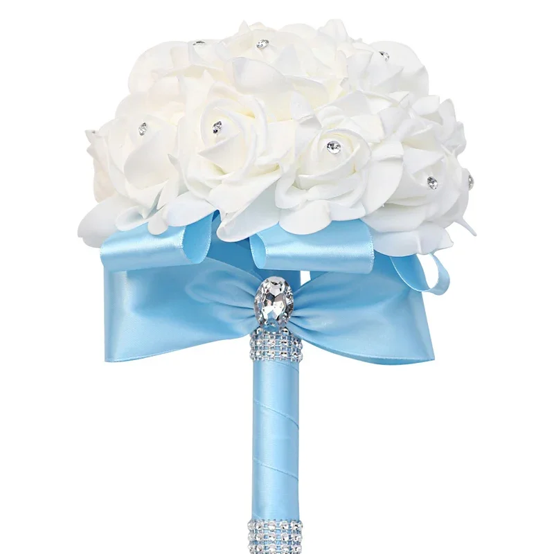 Wedding Bouquet Artificial Flower Roses Bridesmaid Wedding Foam Flower Rose Bridal Bouquet Ribbon Artificial Flower
Wedding Bouquet Artificial Flower Roses Bridesmaid Wedding Foam Flower Rose Bridal Bouquet Ribbon Artificial Flower