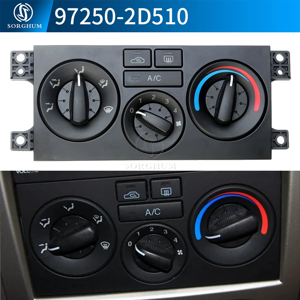 97250-2D510 97250-2D510-CA Автомобильный блок климат-контроля обогревателя переменного тока для Hyundai Elantra 2003-2006, модуль температуры контроллера обогревателя
97250-2D510 97250-2D510-CA Автомобильный блок климат-контроля обогревателя переменного тока для Hyundai Elantra 2003-2006, модуль температуры контроллера обогревателя